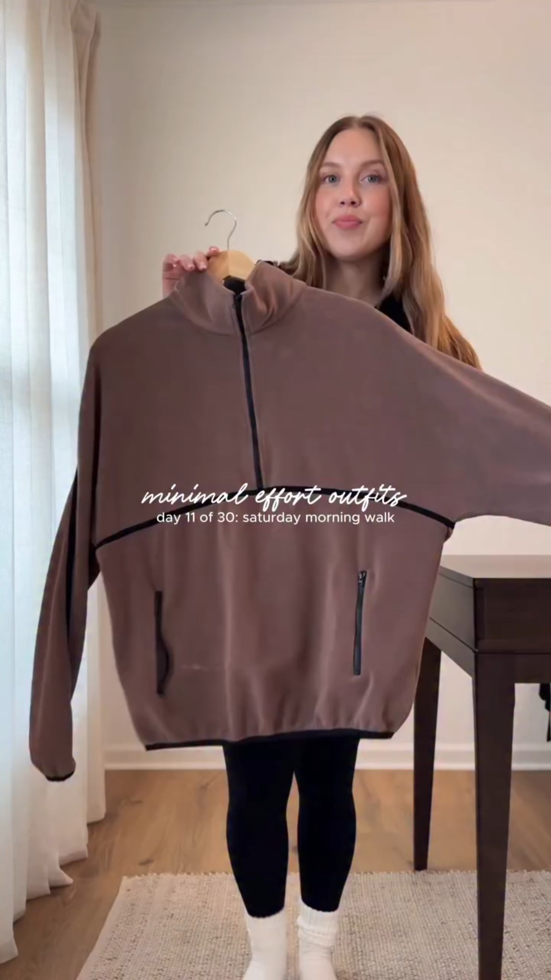 Minimal Effort Outfits - day 11 of 30.

SIZES I’M WEARING:
fleece- small
top - medium
leggings - small

#everydaystyle #amazonfashion #minimaleffortoutfits

#LTKActive #LTKfitnessgoals #LTKootd