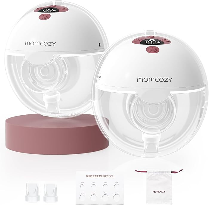 Momcozy M5 Lite Hands-Free Wearable Breast Pump, DoubleFit Flange for Baby-Like Comfort, 3 Modes ... | Amazon (US)