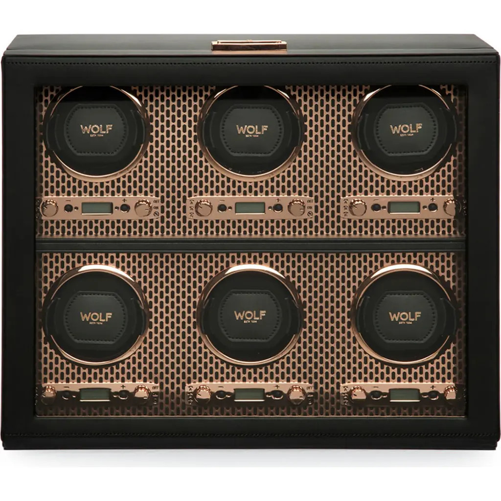 WOLF Axis 6 Piece Watch Winder in Copper at Nordstrom | Nordstrom