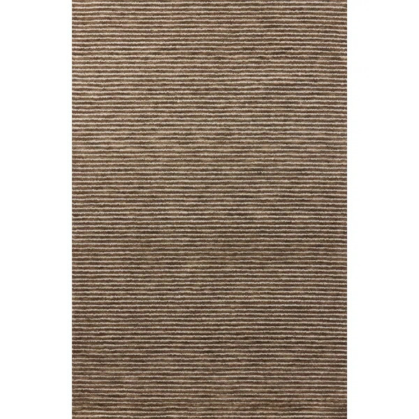 Ebern Designs Malpass Mocha / Ivory Area Rug | Wayfair North America