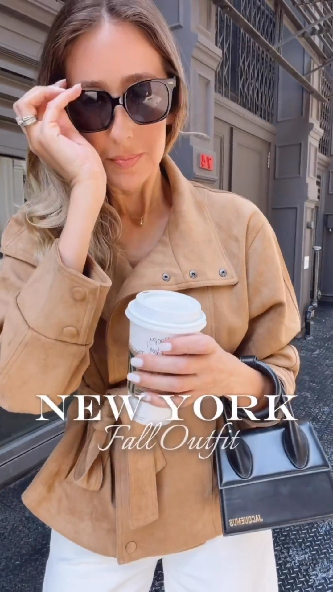 New York Fall Outfit Idea 
Can’t get over this belted suede jacket, paired with white denim and flats. Everything runs true to size I’m wearing size small and 27 on pants
Fall outfits women over 50 
Fall fashion haul