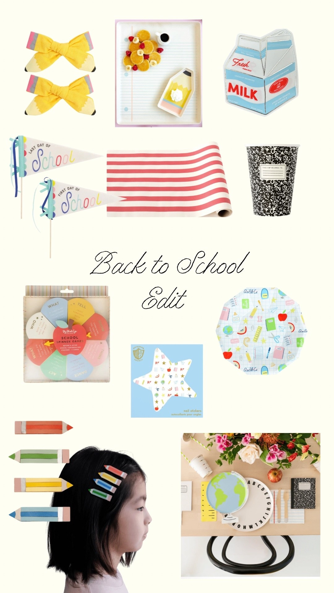 The Back to School Essentials Edit 

Back to school
Party
Kids party
Family party
School party 

#LTKFamily #LTKKids #LTKSeasonal