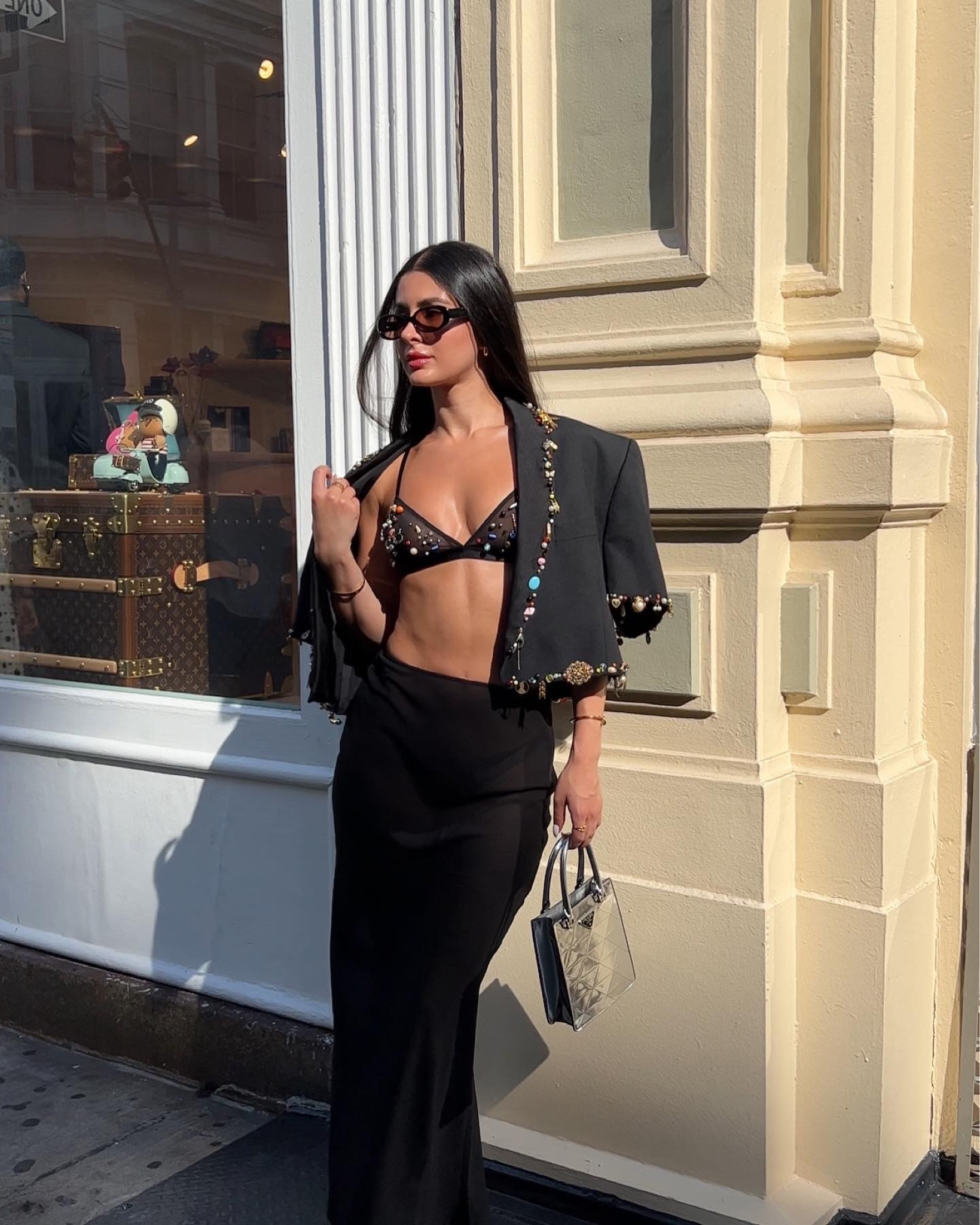 Nyfw look 
All black outfit
Jacket & bra are lou de betoly

#LTKSeasonal #LTKstyletip #LTKfindsunder100