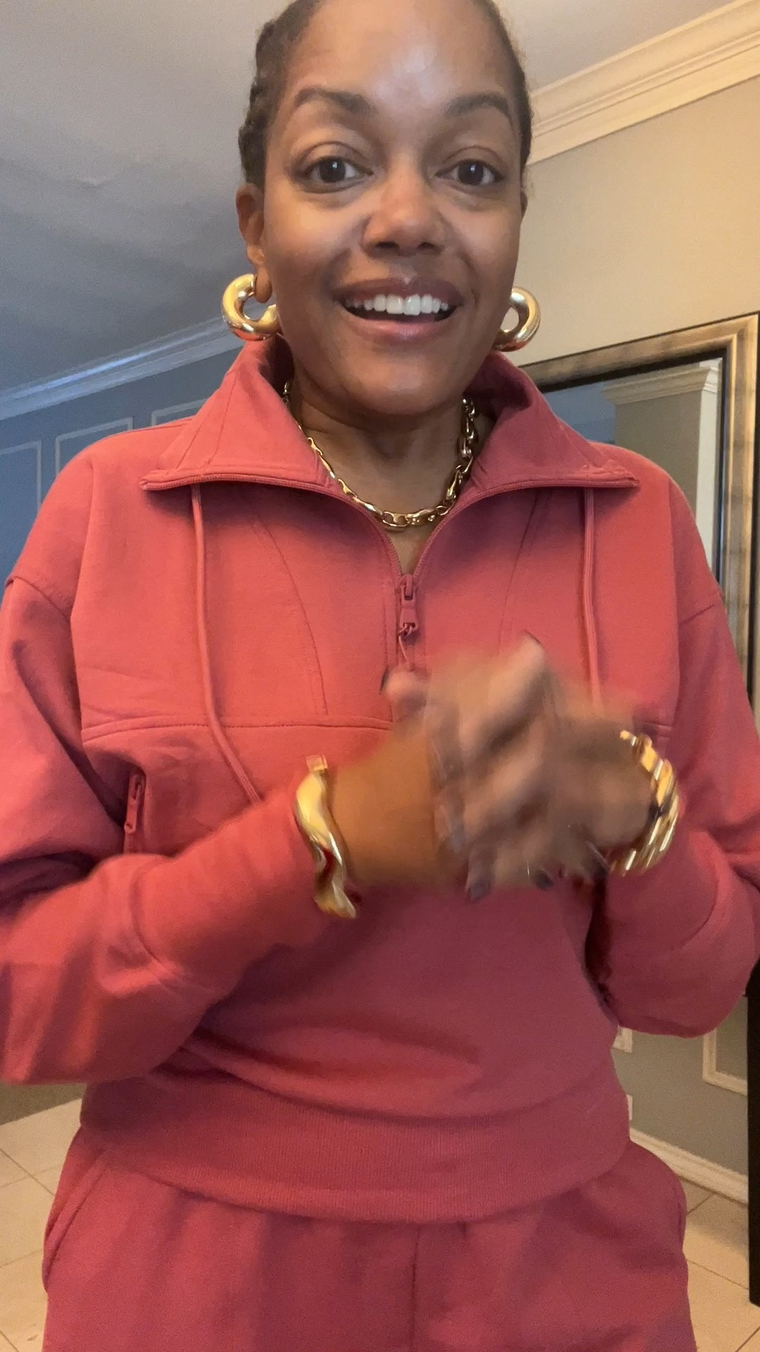 Casual outfit of the day! Cute athleisure sweatshirt and sweatpants set from Old Navy! So you know the price is good! Comes in other colors too! I’m wearing small top and medium bottoms.

#LTKMidsize #LTKSaleAlert #LTKFindsUnder100