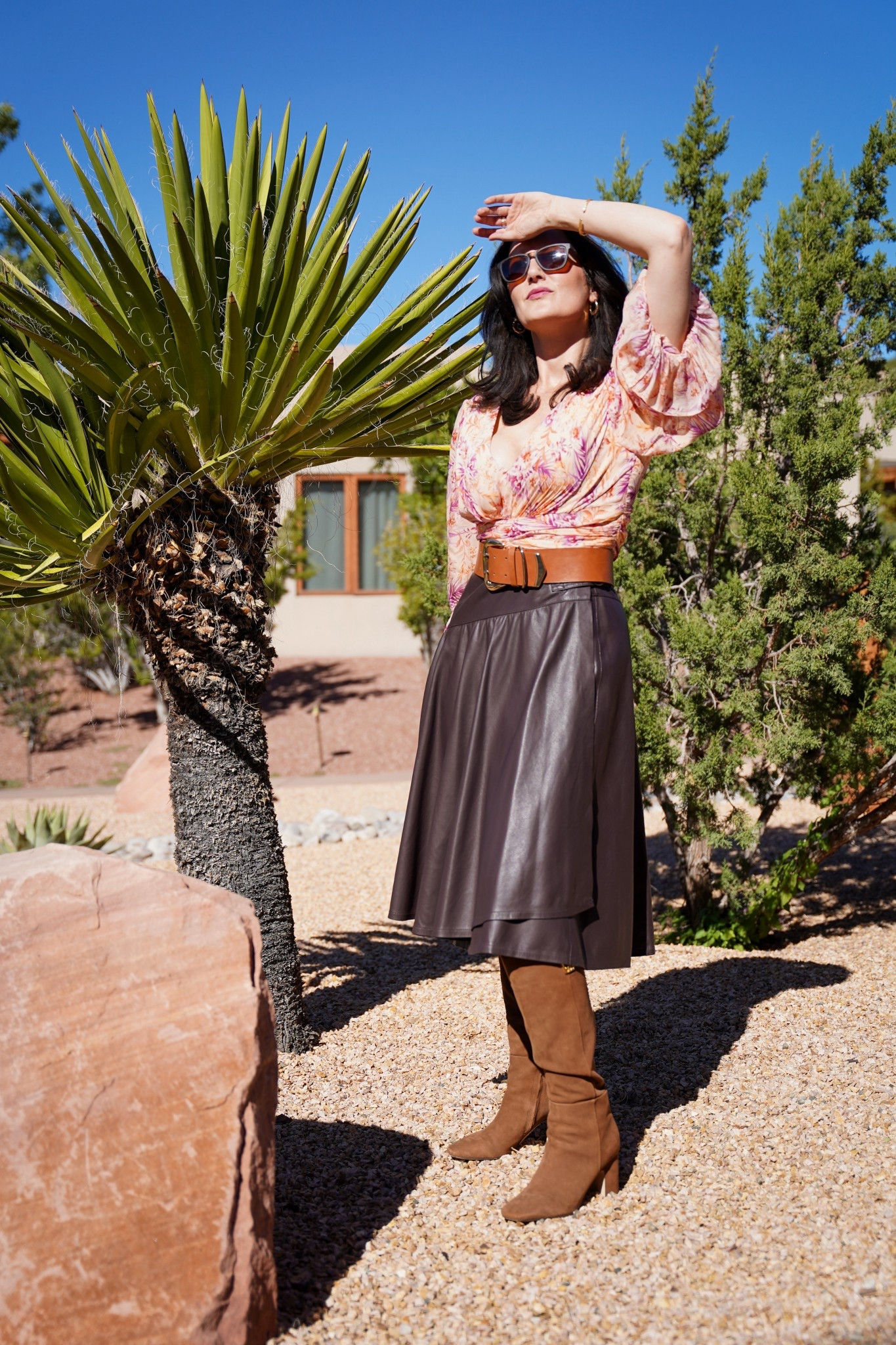 Fall fashion ideas - Leather midi skirts - Floral blouses - Fall outfits 

#LTKFallSale #LTKStyleTip #LTKSeasonal