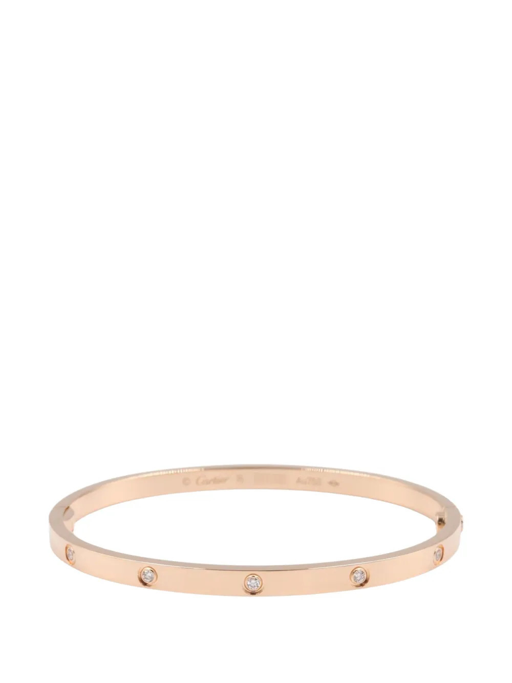 Cartier Love diamond bracelet - Pink | Farfetch Global