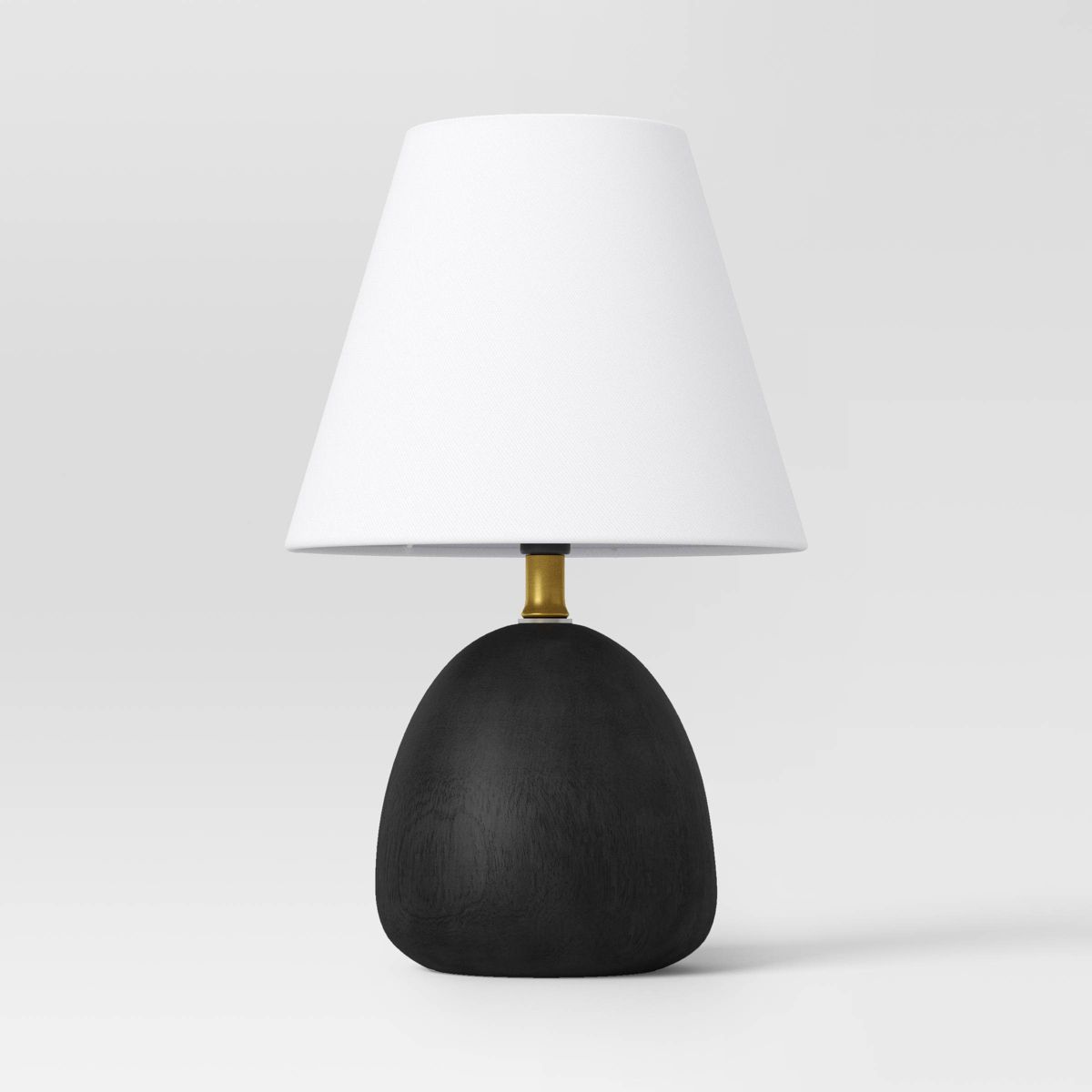 Faux Wood Mini Table Lamp Black - Threshold™ | Target