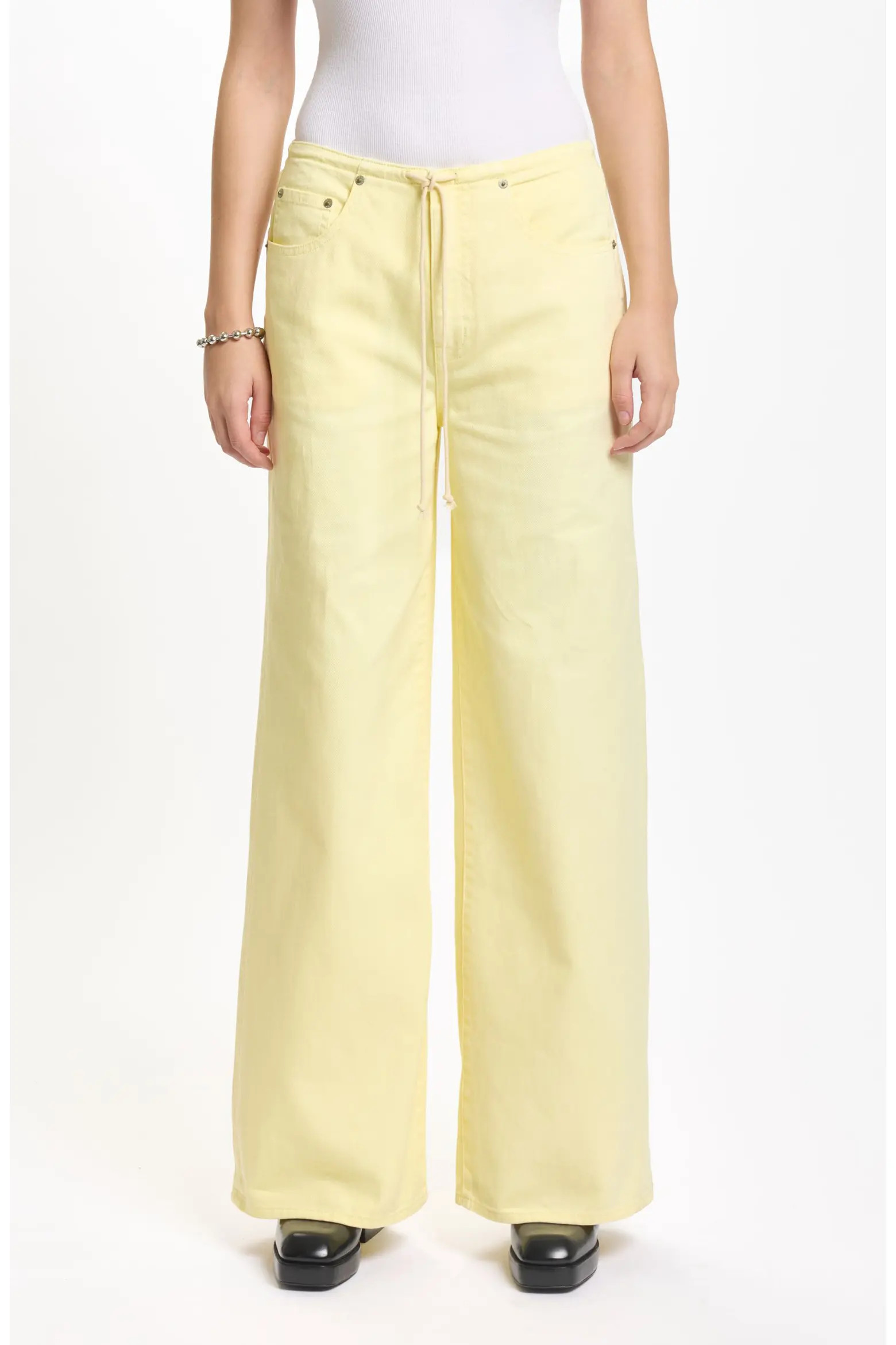 Madison Tie Waist Wide Leg Jeans (Women) | Nordstrom | Nordstrom
