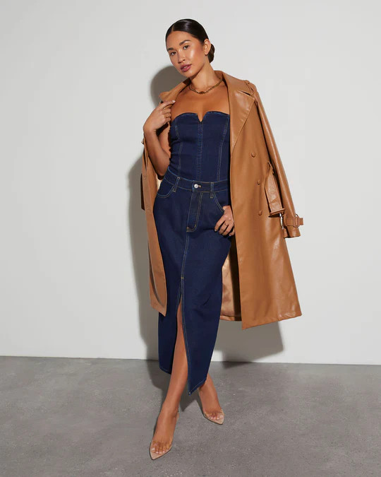 Erica Denim Midi Skirt | VICI