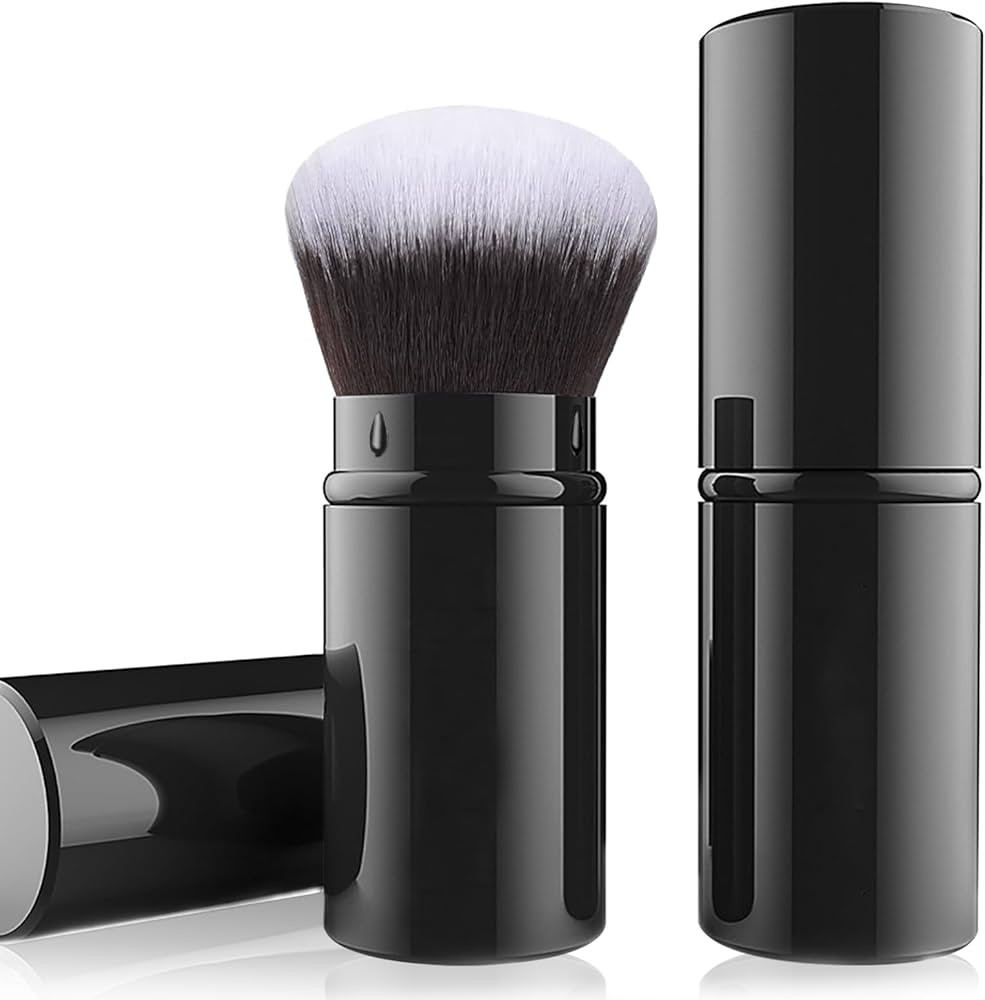 Falliny Retractable Kabuki Makeup Brush, Travel Face Blush Brush, Portable Powder Foundation Suns... | Amazon (US)