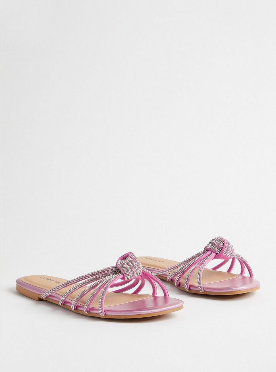Embroidered Twist Sandal (WW) | Torrid (US & Canada)