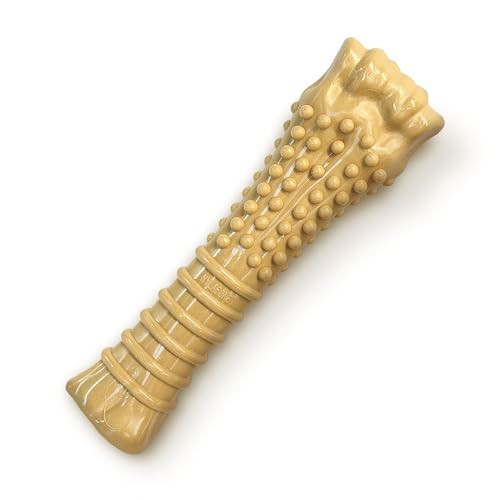 Nylabone Power Chew Textured Knuckle Bone - Dog Toys for Aggressive Chewers - Peanut Butter Chew Toy - Large Dog Chew Toys - Peanut Butter Flavor, X-Large - Over 50 Ibs. (1 Count) | Amazon (US)