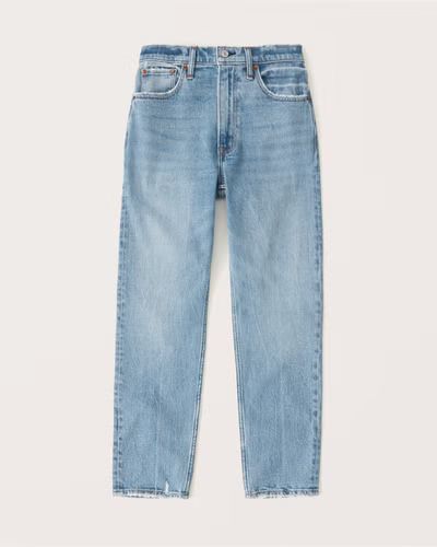 Women's High Rise Mom Jean | Women's Bottoms | Abercrombie.com | Abercrombie & Fitch (US)
