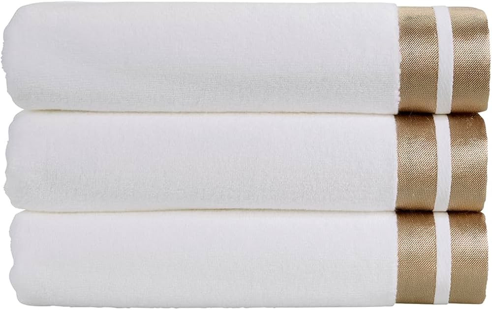 Christy Bath Towel Designer Gold End Hem Mode Towel Luxury Hem 600GSM Super Soft | Amazon (UK)