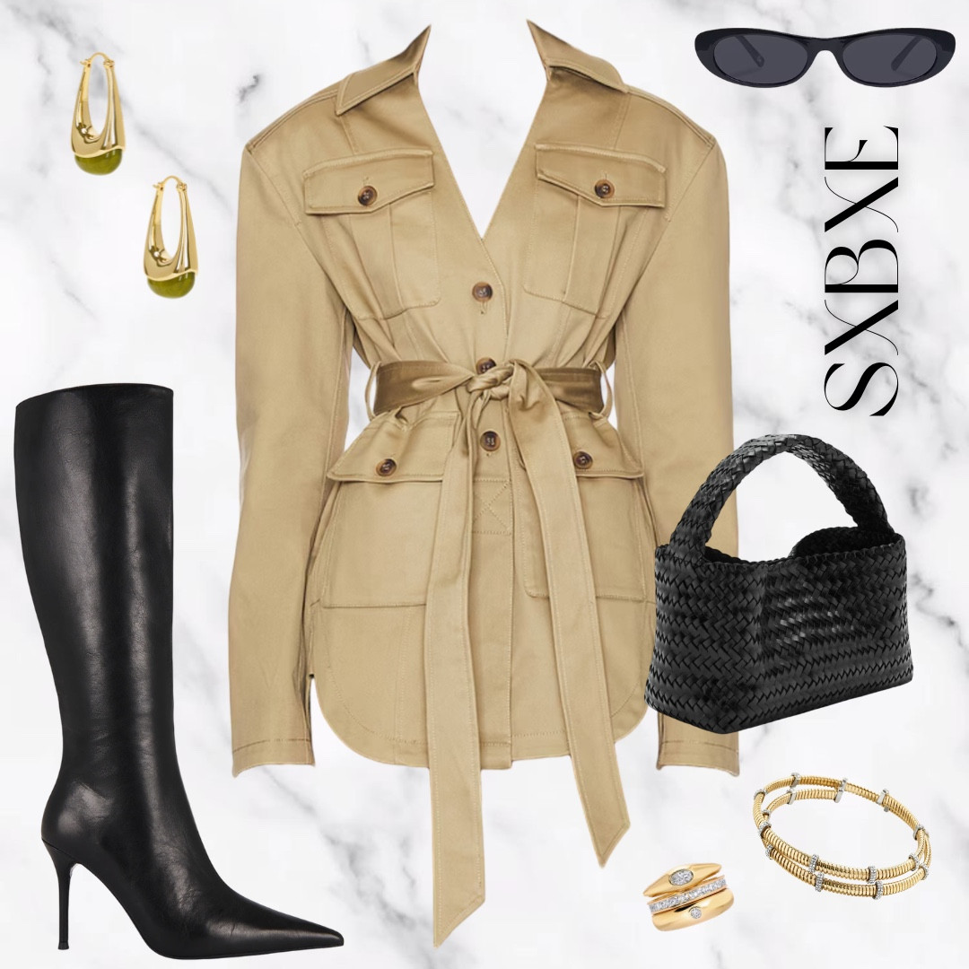 Mini dress in khaki and espresso 🤎

#LTKstyletip #LTKspring #LTKworkwear