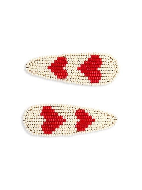 2-Piece Philippa Beaded Clip Set | Saks Fifth Avenue