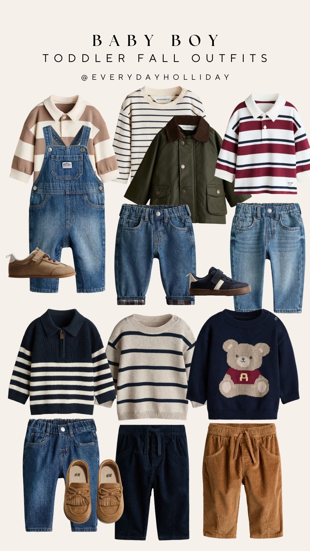 This baby boy fall lineup from H&M has such a great mix of classic layers. Which outfit combo is your favorite for fall?

#LTKBaby #LTKKids #LTKmomlife