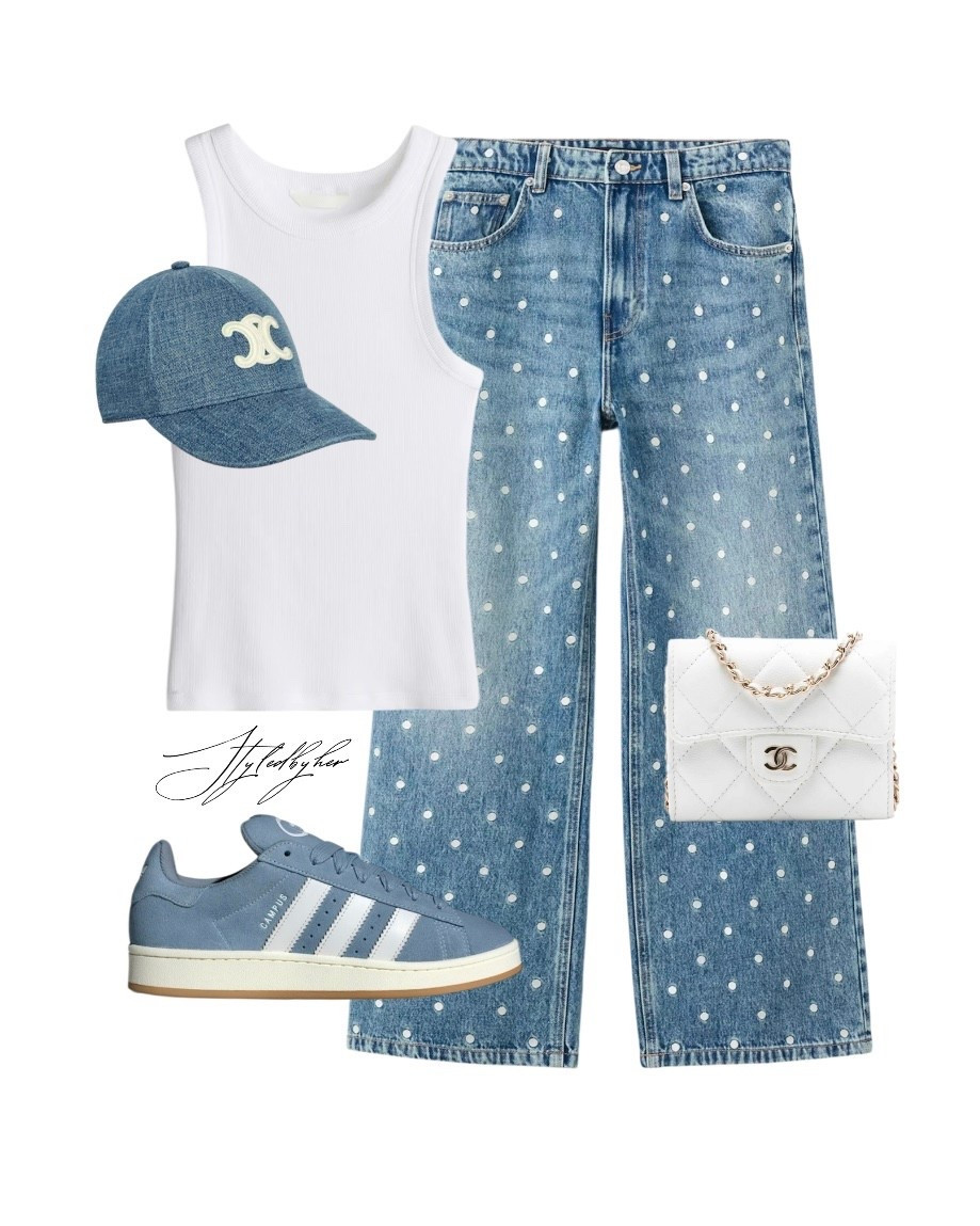 Polka dot denim jeans stylingblurb

#LTKjeans #LTKspring #LTKsummer