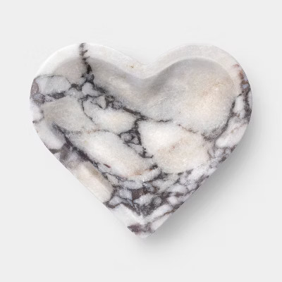 Valentine's Day Marble Heart Dish - Threshold™ | Target