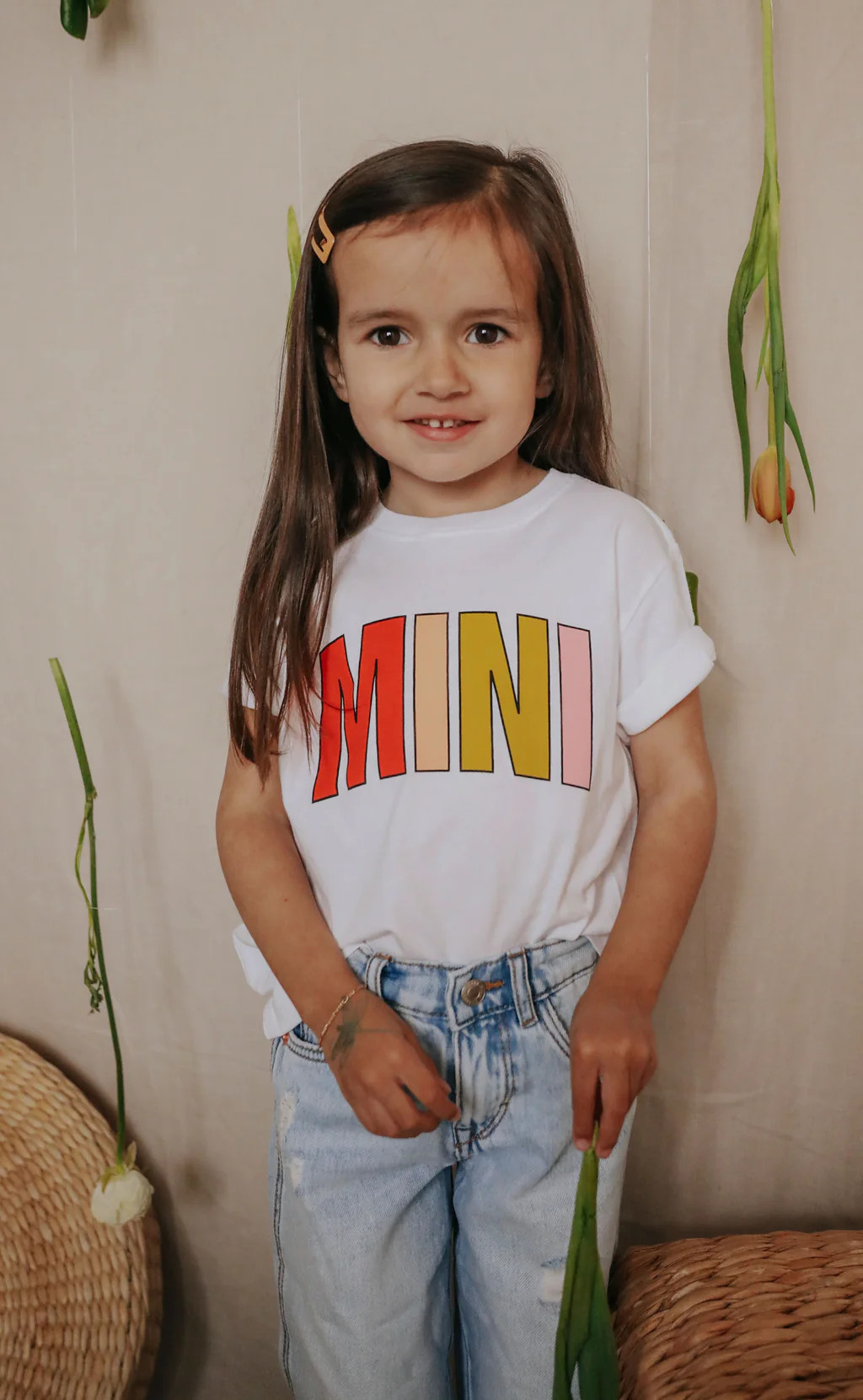 friday + saturday: mini toddler tee - rainbow | RIFFRAFF