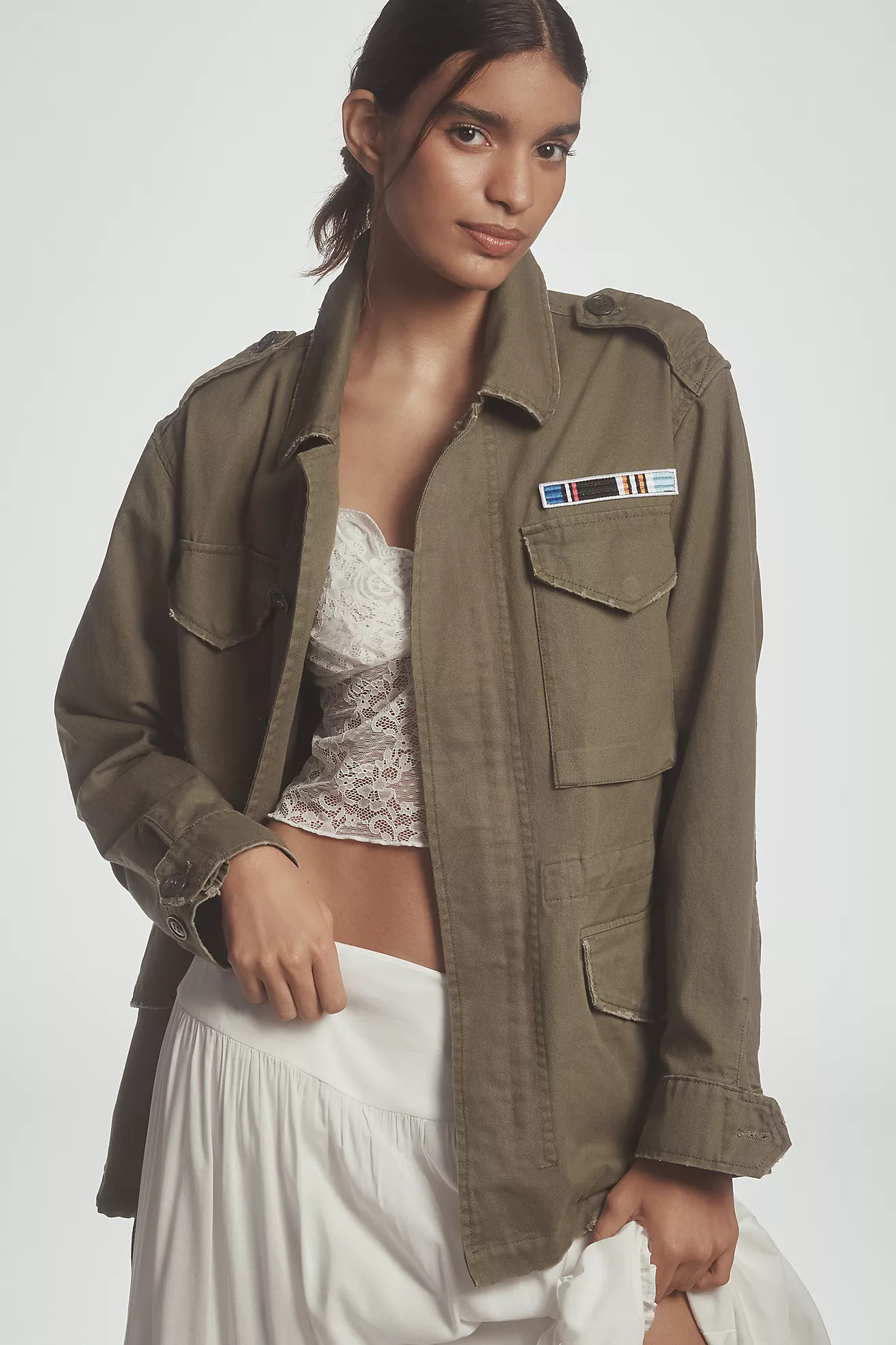 Pilcro Cotton Utility Jacket | Anthropologie (US)