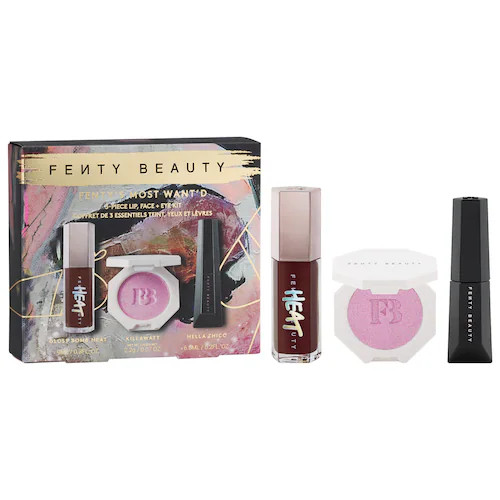Fenty's Most Want'd: 3-Piece Lip, Face + Eye Kit - Fenty Beauty by Rihanna | Sephora | Sephora (CA)