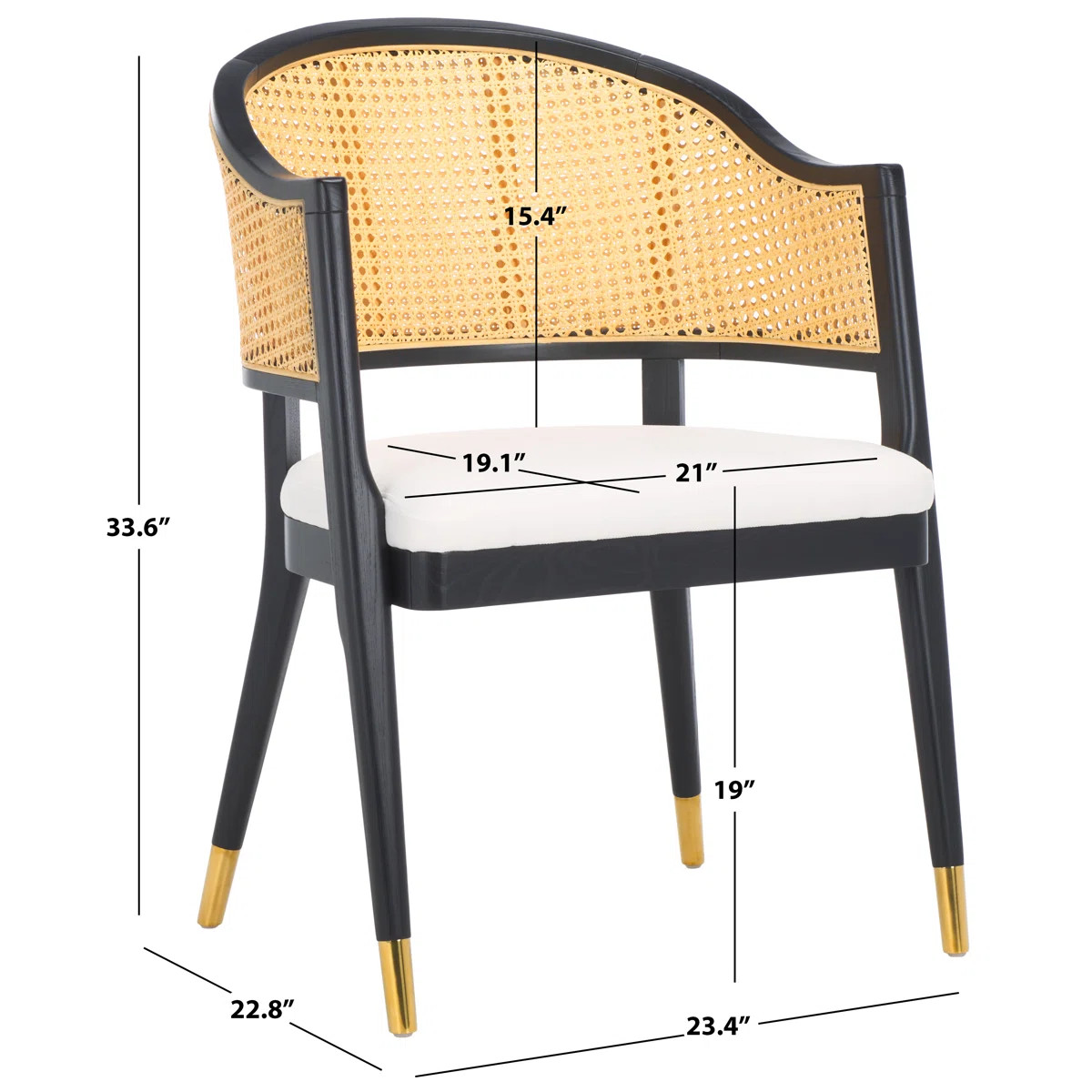 Godfrey Cane Back Arm Chair | Wayfair North America