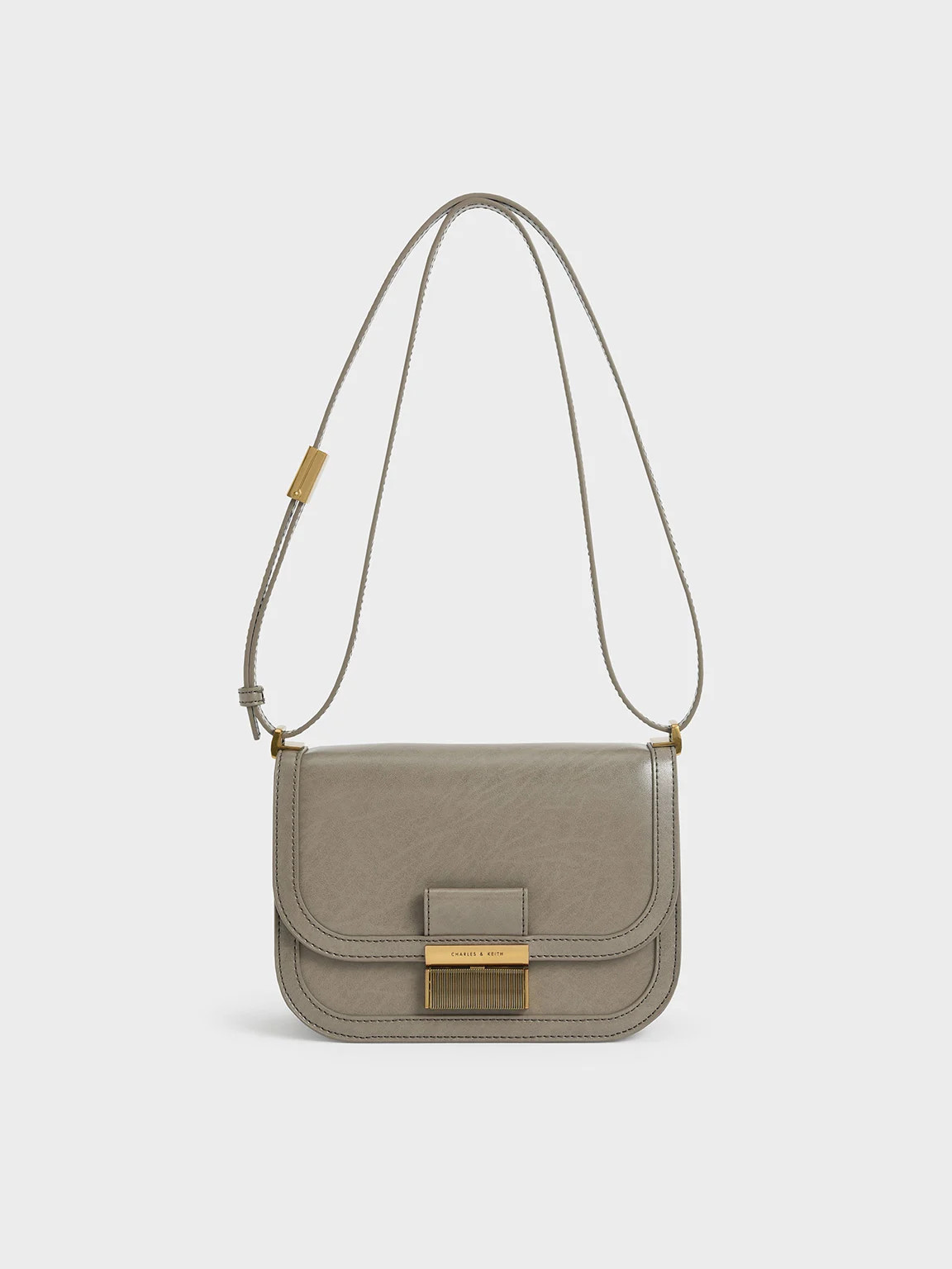 Taupe Charlot Bag | CHARLES & KEITH | Charles & Keith CA