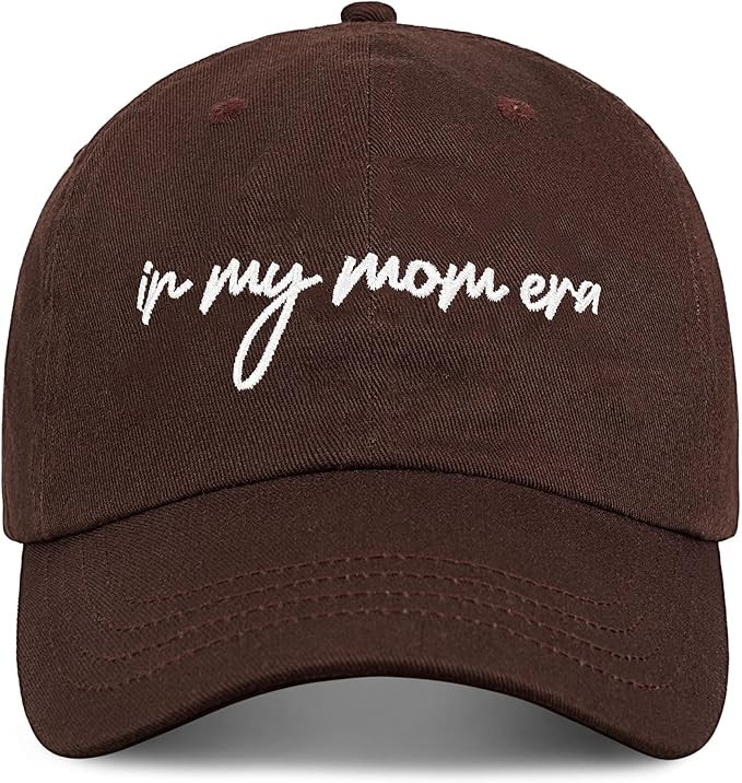 in My Mom Era Hat, Mama Hats for Women, First Time Mom Gift from Daughter Son, Embroidered Womens... | Amazon (US)