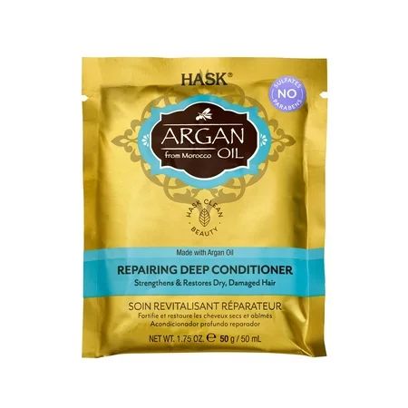 Hask Argan Oil from Morocco Repairing Deep Conditioner with Vitamin E Orange Citrus 1.75 oz Travel S | Walmart (US)