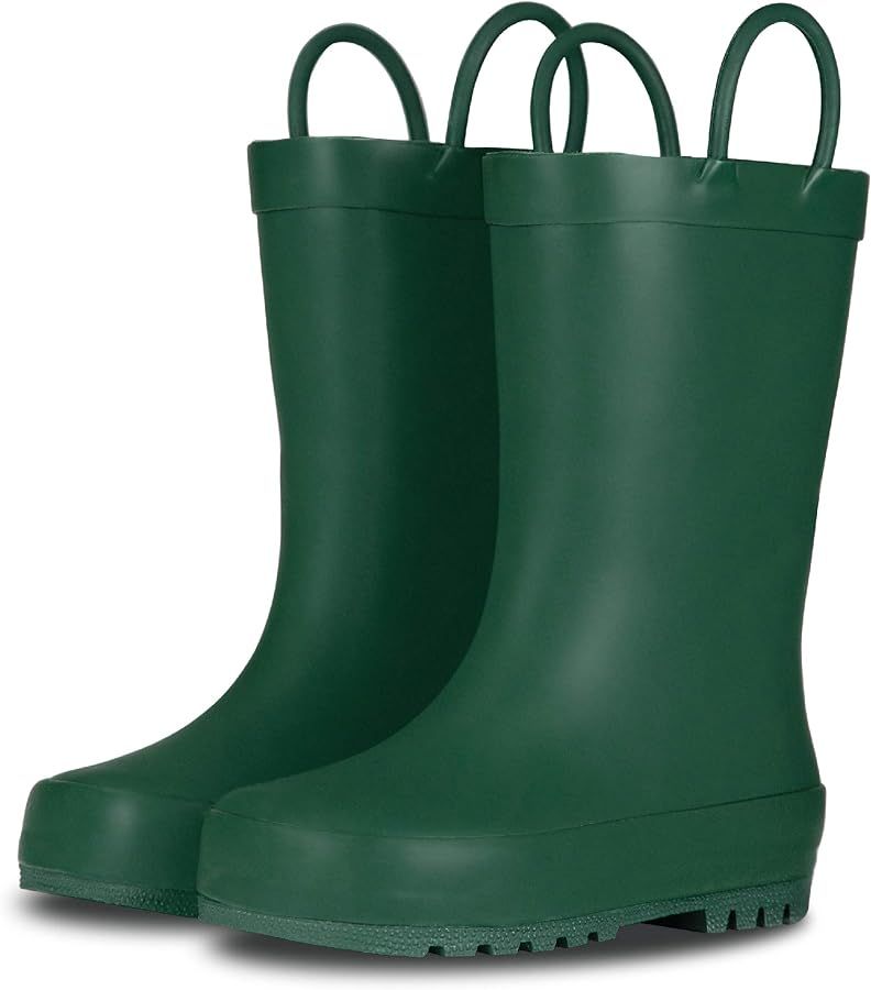 Lone Cone Elementary Collection - Premium Natural Rubber Rain Boots with Matte Finish for Toddler... | Amazon (US)