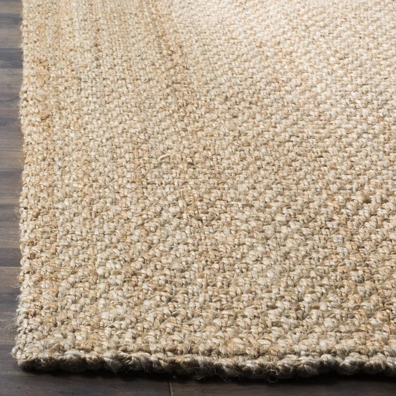 Erroll Pollux Carolene Geometric Handmade Tufted Jute Natural | Wayfair North America