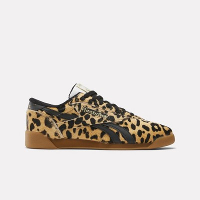 Reebok Freestyle Lo Shoes Size 8.5 Cheetah/Black/Chalk | Target
