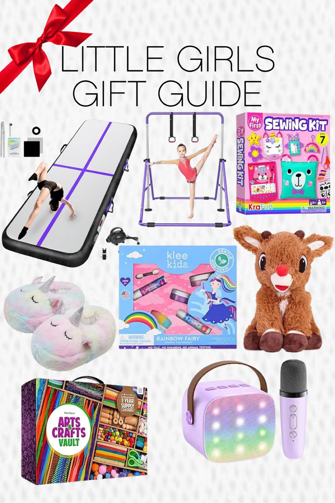 A gift guide if you need some ideas shopping for little girls! Warmed stuffed animals, arts and crafts, gymnastics bars and more! 

#LTKActive #LTKHoliday #LTKGiftGuide