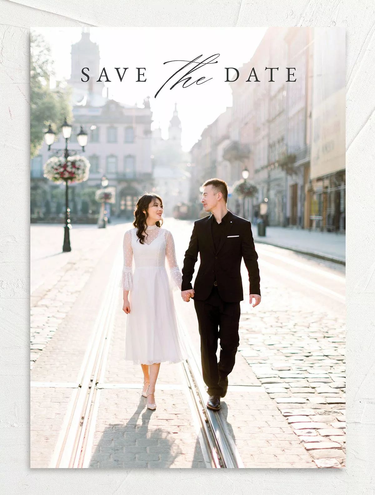 Illustrated Vines Save The Date Cards | The Knot | The Knot 