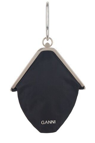 Ganni Diamond Bangle Clutch in Black from Revolve.com | Revolve Clothing (Global)