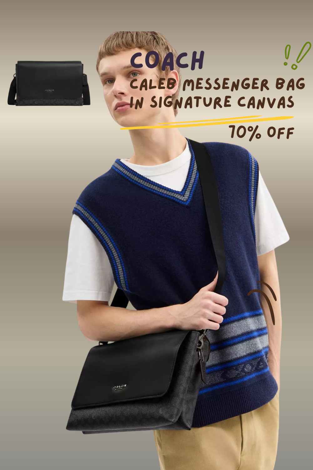 70% OFF Coach Caleb Messenger Bag – Coach Sale Deal!!!

The Coach Caleb Messenger Bag in Signature Canvas is currently 70% OFF, which is a great Coach sale deal. This messenger bag is perfect for work, travel, or everyday use because it is lightweight, practical, and easy to carry. If you are looking for a Coach work or travel bag, this is a great time to grab it while it’s on sale. 

 #LTKstyletip #LTKbag #LTKgiftguide