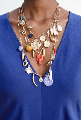 ZARA WOMAN NWT SS24 PACK OF 3 MULTI-CHARM NECKLACES GOLDEN 1856/171  | eBay | eBay UK