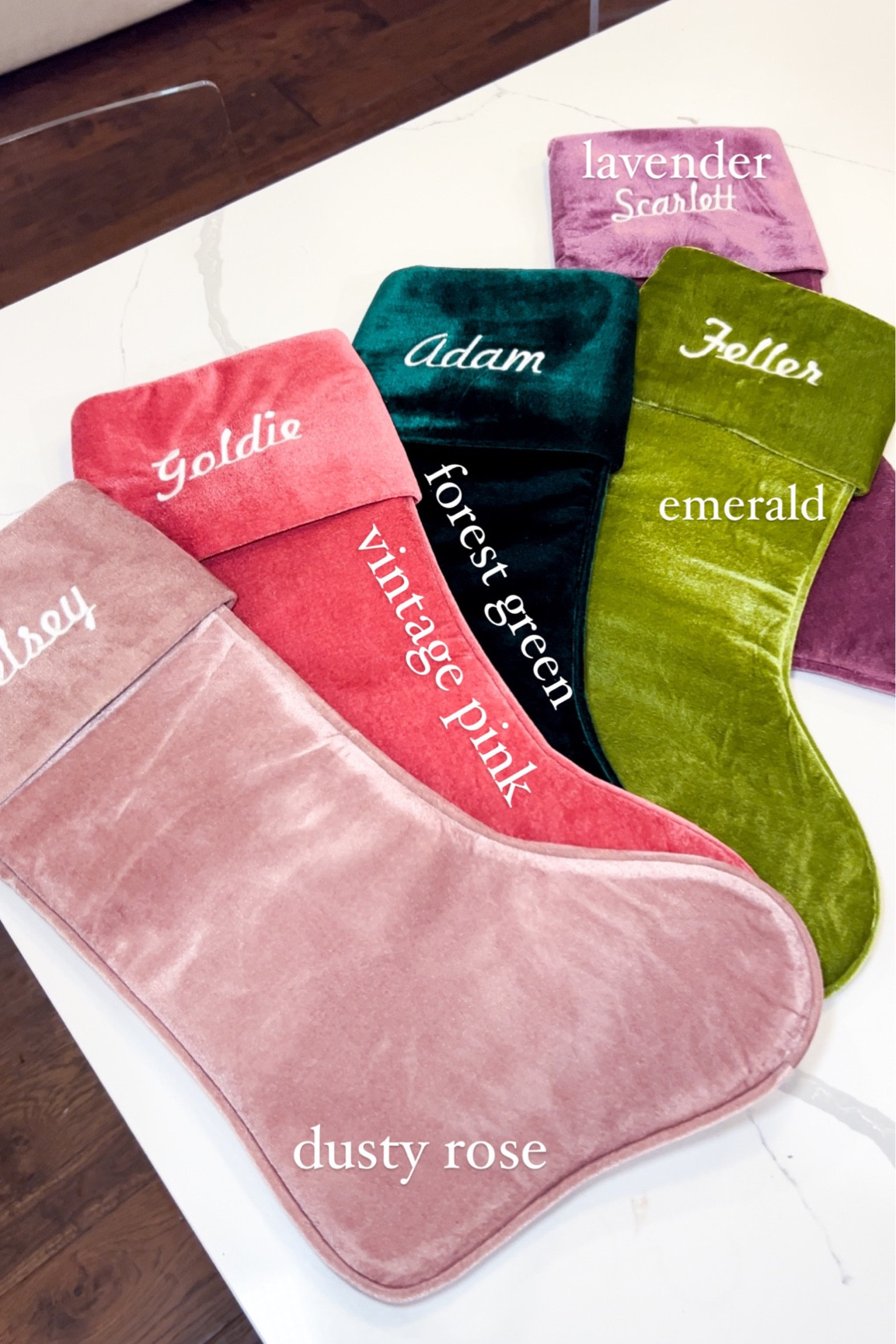 Christmas
Stockings
Mantle
Velvet stockings
Holidays
Bright stockings
Pink Christmas
Personalized stocking 

#LTKfindsunder50 #LTKhome #LTKHoliday