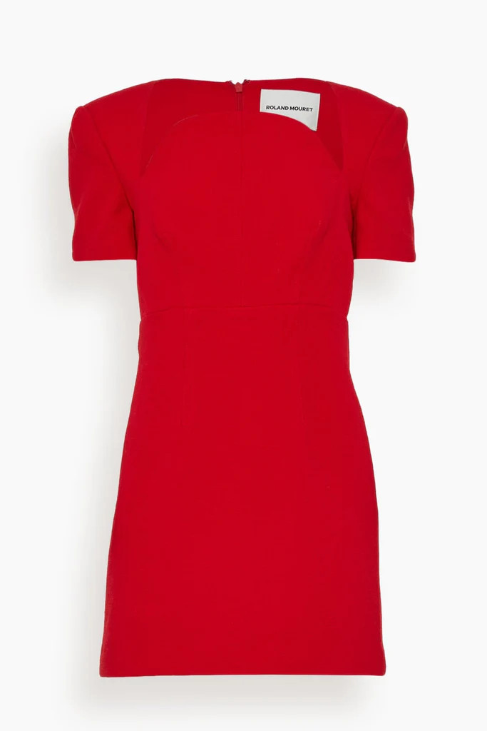 Moon Mini Dress in Red | Hampden Clothing