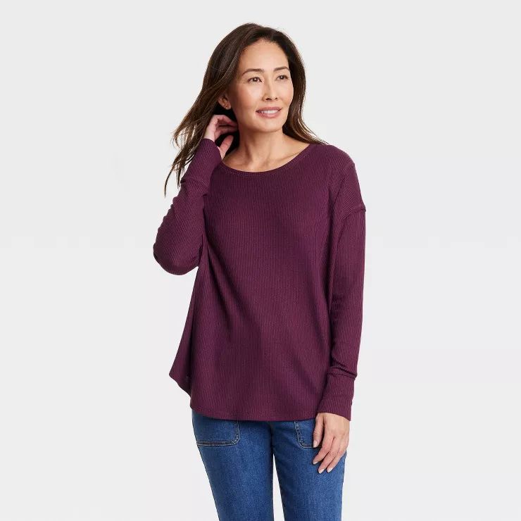 Women's Long Sleeve U-Neck Tunic Top - Knox Rose™ | Target