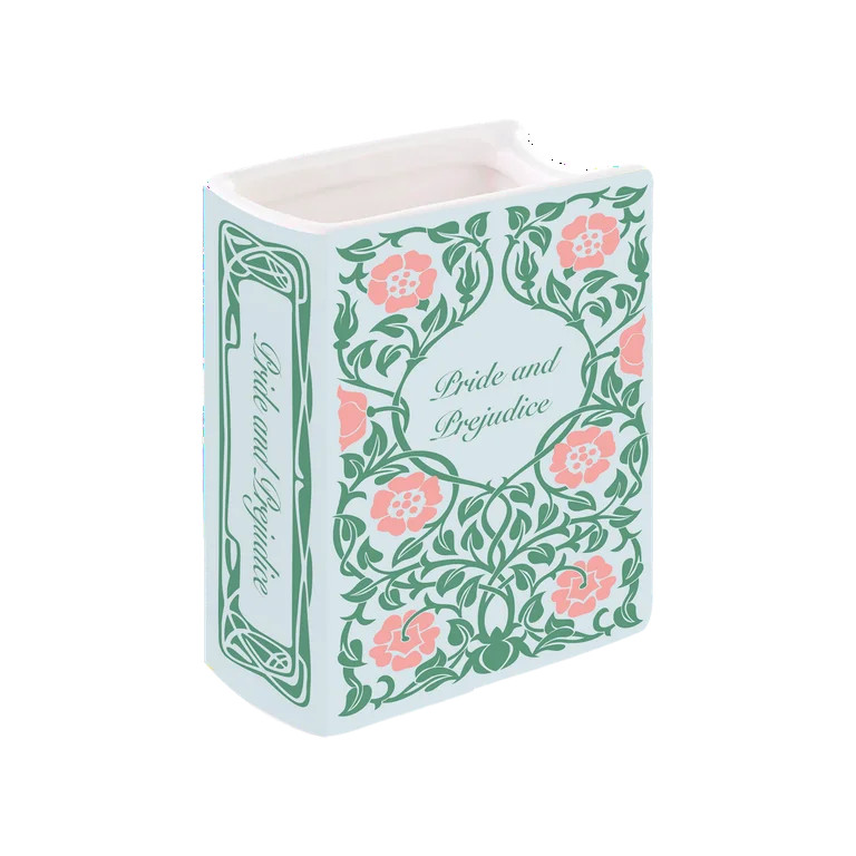 Art 101 Ink and Ivy Book Ceramic Pencil Cup - Stylish Floral Holder for Desk | Walmart (US)