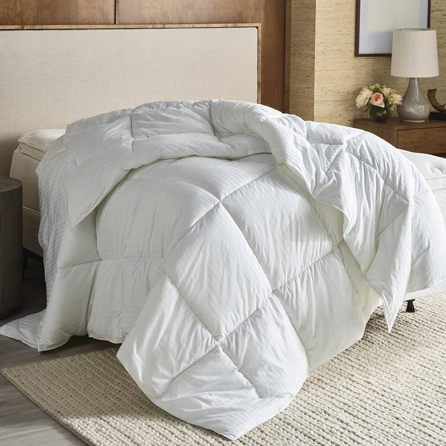 Westin Hotel Duvet Insert - Down Alternative - 100% Cotton Cover - White - King | Amazon (US)