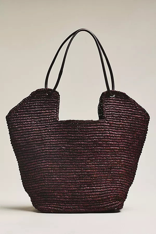 Amaya Handwoven Raffia Tote | Anthropologie (US)