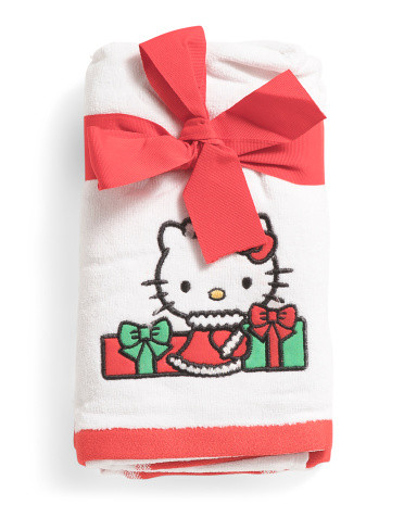 Set Of 2 Hello Presents Hand Towels | TJ Maxx