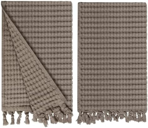 GILDEN TREE Decorative Waffle Hand Towels for Bathroom, 20x35 Large, Quick Drying Fingertip Towel... | Amazon (US)