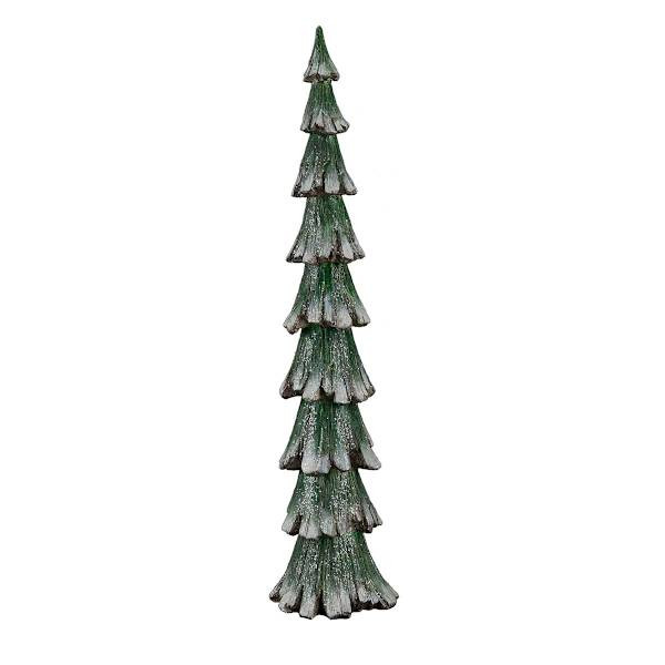 Honeybloom Green & White Glitter Tree, 20" | At Home