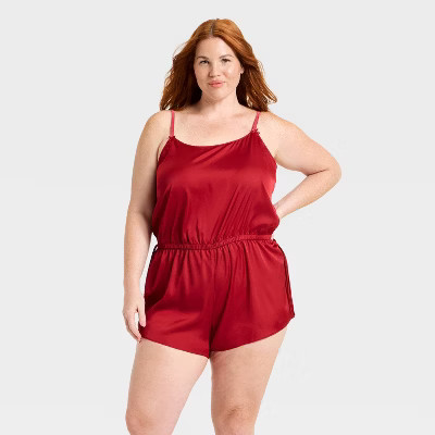 Women's Luxury Collection Satin Romper - Auden™ | Target