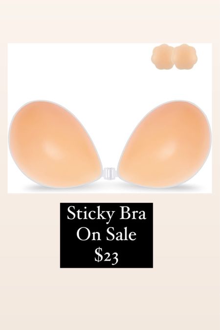 Best sticky bra I ever tried 
Sticky boobs 
Bra 


#LTKFindsUnder50 #LTKStyleTip #LTKSaleAlert