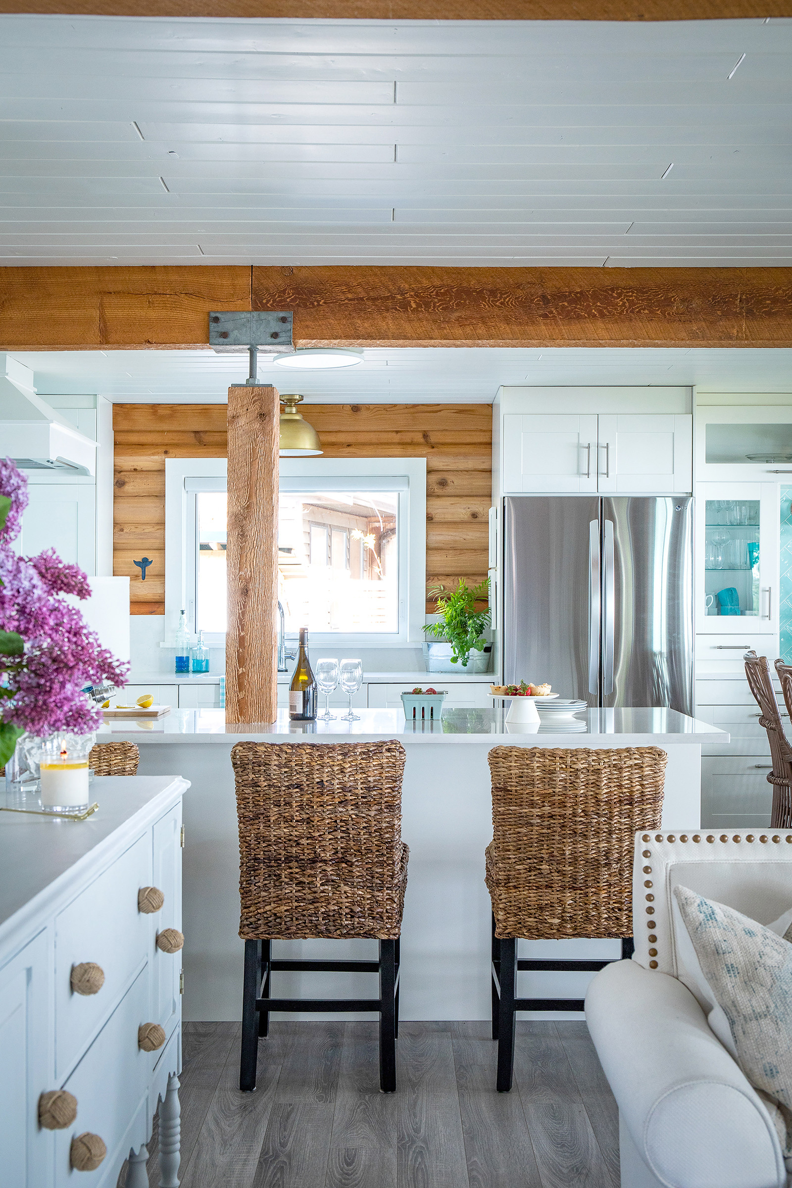 All my guests just automatically sit at these seagrass counter stools when they enter my home.  I guess that's partly because I'm usually in the kitchen, serving them a glass of wine.  But they are pretty darn comfortable.  There's a bit of a spring in the seat.  I've had them for a number of years now and they still look good as new.   

 

#LTKhome